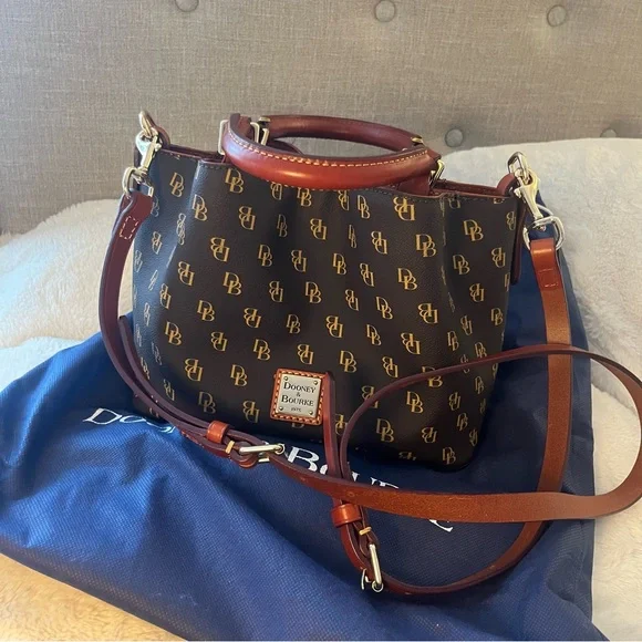 Dooney & Bourke Gretta Mini Barlow in Brown Tmoro - Picture 15 of 15